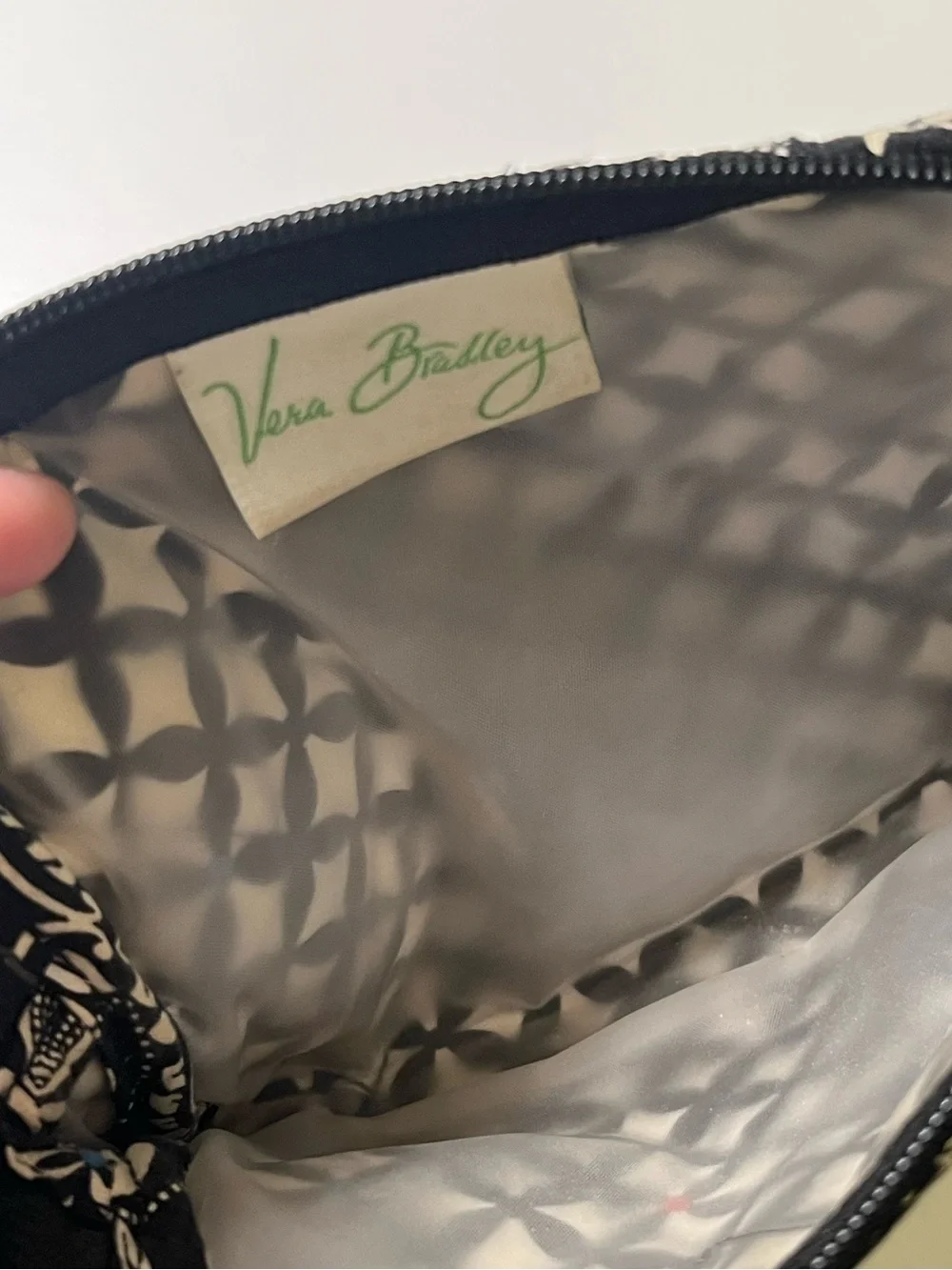 NWOT Vera Bradley Quilted Zip Cosmetic Pouch